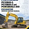 Komatsu PC128US-2, PC138US-2 and PCN138USLC-2E0 Excavator Manual
