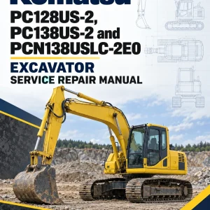 Komatsu PC128US-2, PC138US-2 and PCN138USLC-2E0 Excavator Manual
