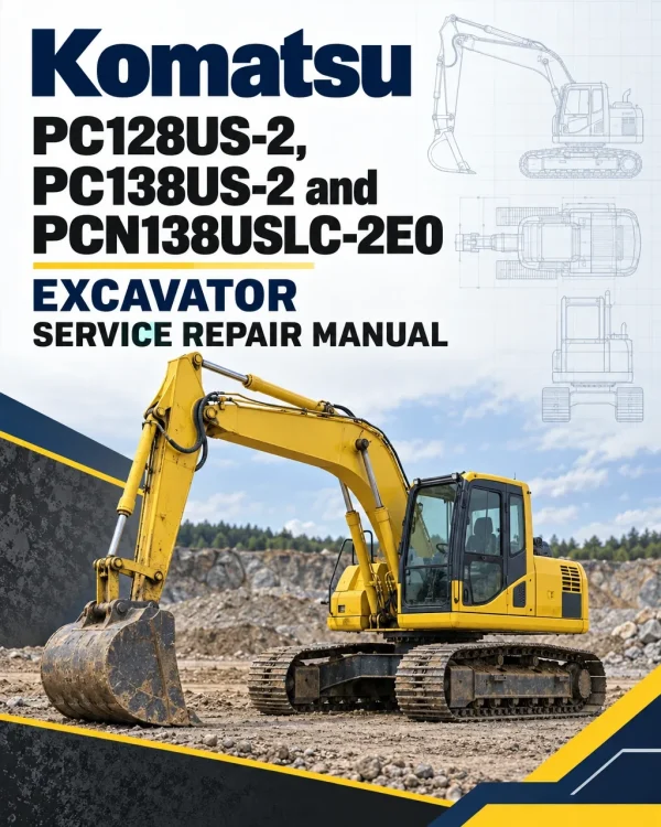 Komatsu PC128US-2, PC138US-2 and PCN138USLC-2E0 Excavator Manual