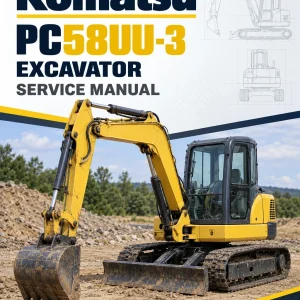 Komatsu PC58UU-3 Excavator Service Manual Komatsu PC58UU-3 Excavator Service Manual