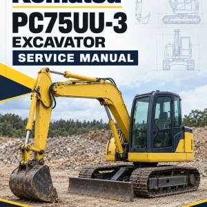 Komatsu PC75UU-3 Excavator Service Manual Komatsu PC75UU-3 Excavator Service Manual