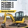 Komatsu PC27MR-3, PC30MR-3, PC35MR-3 Excavator Service Manual