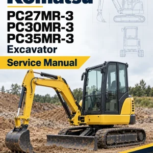 Komatsu PC27MR-3, PC30MR-3, PC35MR-3 Excavator Service Manual Komatsu PC27MR-3, PC30MR-3, PC35MR-3 Excavator Service Manual