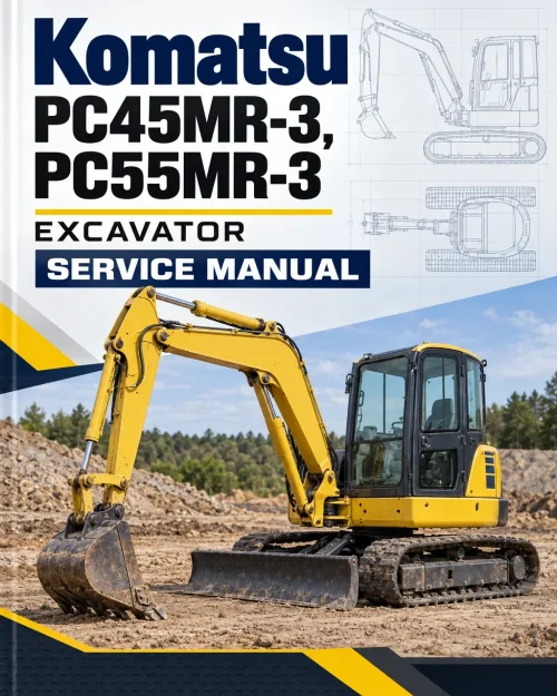 Komatsu PC45MR-3, PC55MR-3 Excavator Service Manual