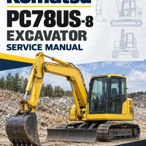Komatsu PC78US-8 Excavator Service Manual Komatsu PC78US-8 Excavator Service Manual