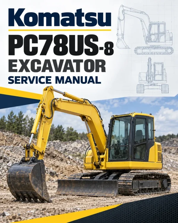 Komatsu PC78US-8 Excavator Service Manual Komatsu PC78US-8 Excavator Service Manual