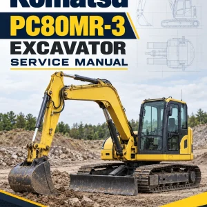 Komatsu PC80MR-3 Excavator Service Manual