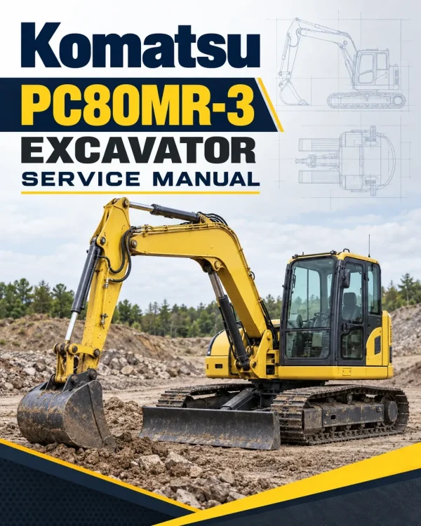 Komatsu PC80MR-3 Excavator Service Manual Komatsu PC80MR-3 Excavator Service Manual