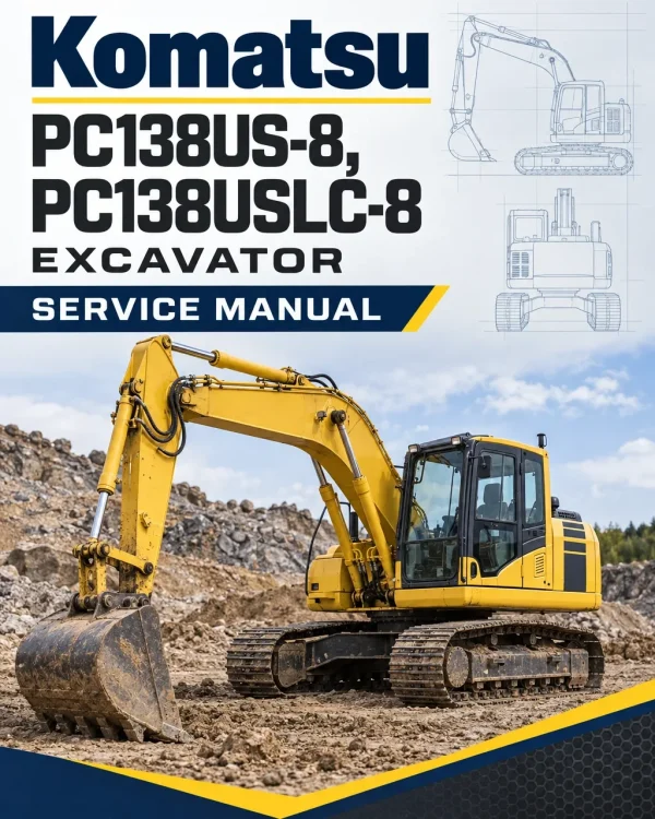 Komatsu PC138US-8, PC138USLC-8 Excavator Service Manual Komatsu PC138US-8, PC138USLC-8 Excavator Service Manual