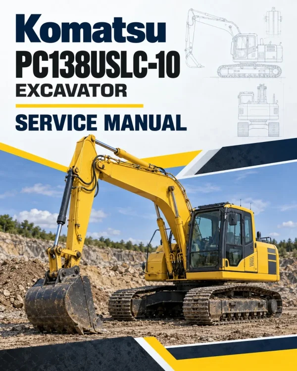 Komatsu PC138USLC-10 Excavator Service Manual