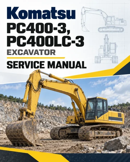 Komatsu PC400-3, PC400LC-3 Excavator Service Manual Komatsu PC400-3, PC400LC-3 Excavator Service Manual
