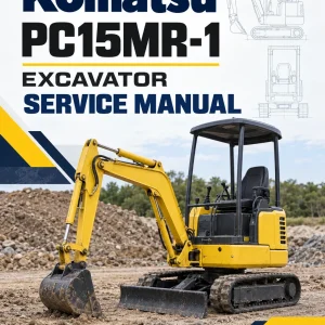Komatsu PC15MR-1 Excavator Service Manual