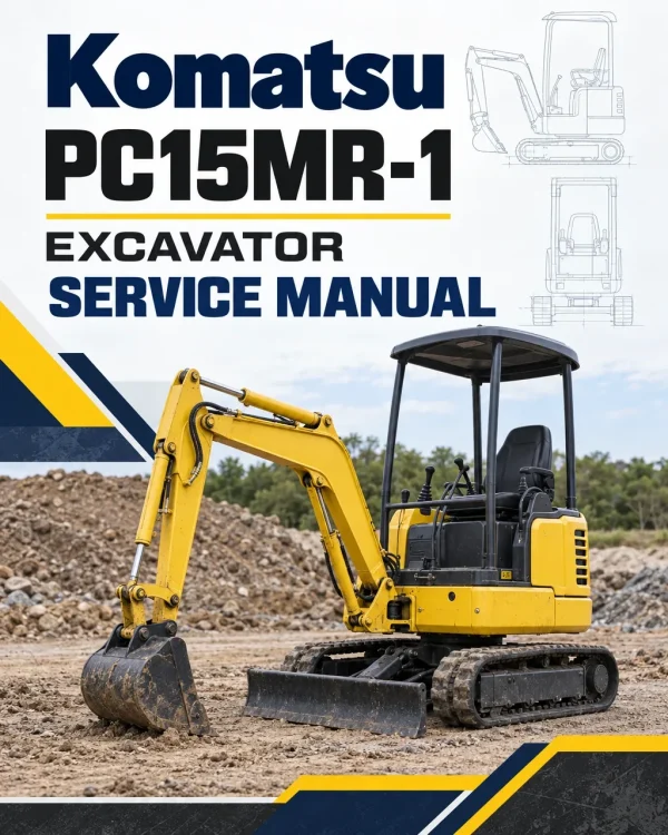 Komatsu PC15MR-1 Excavator Service Manual Komatsu PC15MR-1 Excavator Service Manual