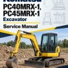 Komatsu PC40MRX-1, PC45MRX-1 Excavator Service Manual Komatsu PC40MRX-1, PC45MRX-1 Excavator Service Manual