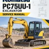 Komatsu PC75UU-1 Excavator Service Manual