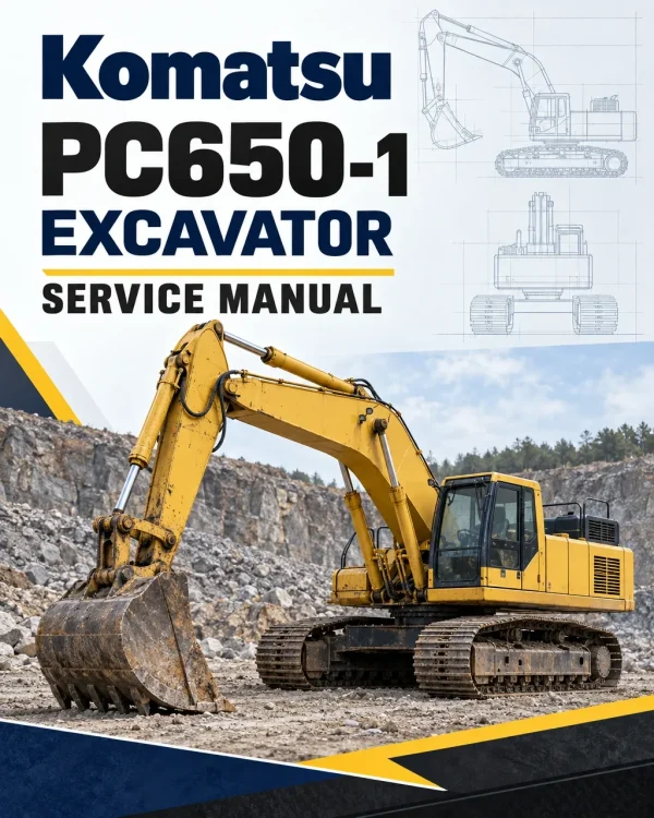 Komatsu PC650-1 Excavator Service Manual