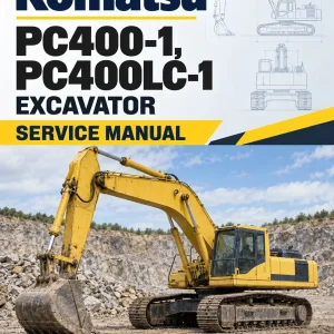 Komatsu PC400-1, PC400LC-1 Excavator Service Manual Komatsu PC400-1, PC400LC-1 Excavator Service Manual