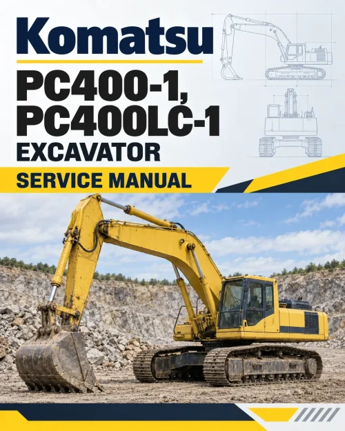 Komatsu PC400-1, PC400LC-1 Excavator Service Manual