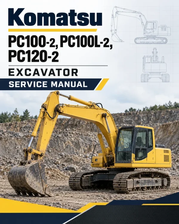 Komatsu PC100-2, PC100L-2, PC120-2 Excavator Service Manual