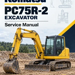 Komatsu PC75R-2 Excavator Service Manual