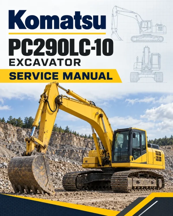 Komatsu PC290LC-10 Excavator Service Manual Komatsu PC290LC-10 Excavator Service Manual