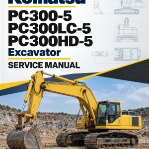Komatsu PC300-5, PC300LC-5, PC300HD-5 Excavator Service Manual Komatsu PC300-5, PC300LC-5, PC300HD-5 Excavator Service Manual