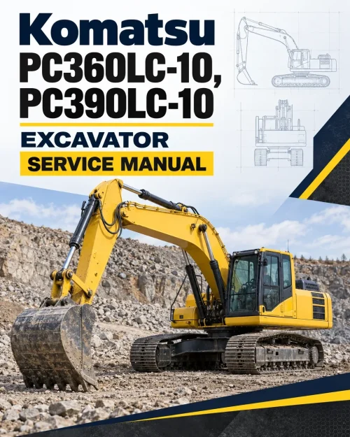 Komatsu PC360LC-10, PC390LC-10 Excavator Service Manual
