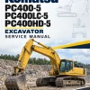 Komatsu PC400-5, PC400LC-5, PC400HD-5 Excavator Service Manual