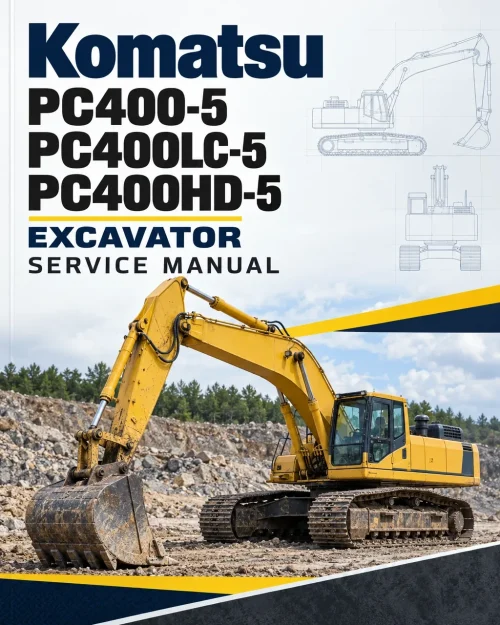 Komatsu PC400-5, PC400LC-5, PC400HD-5 Excavator Service Manual Komatsu PC400-5, PC400LC-5, PC400HD-5 Excavator Service Manual