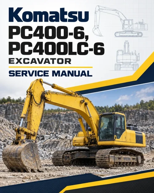 Komatsu PC400-6, PC400LC-6 Excavator Service Manual Komatsu PC400-6, PC400LC-6 Excavator Service Manual