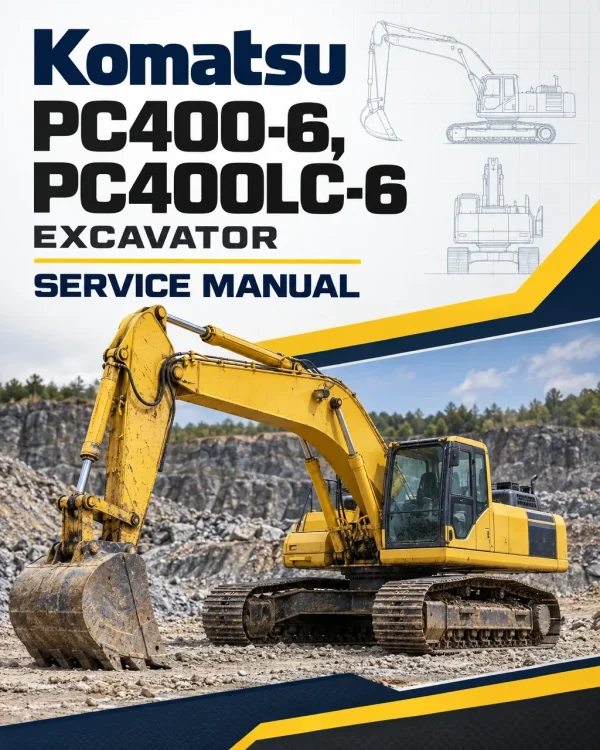 Komatsu PC400-6, PC400LC-6 Excavator Service Manual