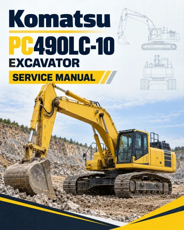 Komatsu PC490LC-10 Excavator Service Manual