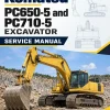 Komatsu PC650-5 and PC710-5 Excavator Service Manual Komatsu PC650-5 and PC710-5 Excavator Service Manual