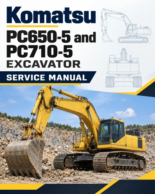 Komatsu PC650-5 and PC710-5 Excavator Service Manual Komatsu PC650-5 and PC710-5 Excavator Service Manual
