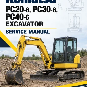 Komatsu PC20-6, PC30-6, PC40-6 Excavator Service Manual Komatsu PC20-6, PC30-6, PC40-6 Excavator Service Manual