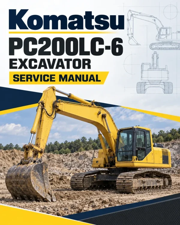 Komatsu PC200LC-6 Excavator Service Manual Komatsu PC200LC-6 Excavator Service Manual