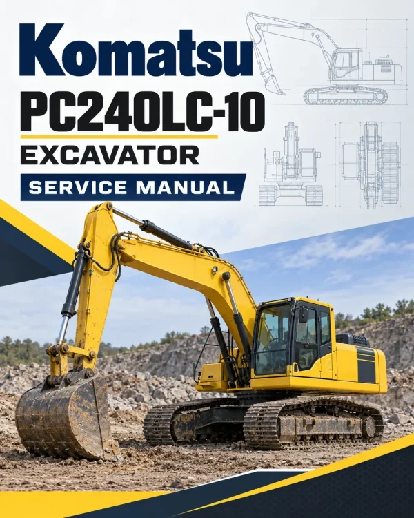 Komatsu PC240LC-10 Excavator Service Manual Komatsu PC240LC-10 Excavator Service Manual
