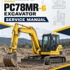 Komatsu PC78MR-6 Excavator Service Manual