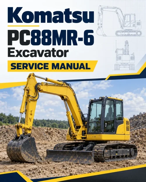 Komatsu PC88MR-6 Excavator Service Manual Komatsu PC88MR-6 Excavator Service Manual
