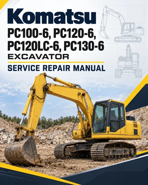 Komatsu PC100-6, PC120-6, PC120LC-6, PC130-6 Excavator Manual Komatsu PC100-6, PC120-6, PC120LC-6, PC130-6 Excavator Manual