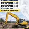 Komatsu PC200LL-6 PC220LL-6 Excavator Service Manual Komatsu PC200LL-6 PC220LL-6 Excavator Service Manual