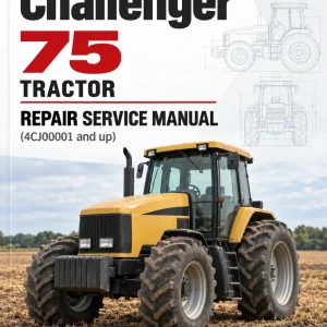 Challenger 75 Tractor Repair Service Manual (4CJ00001 and up)