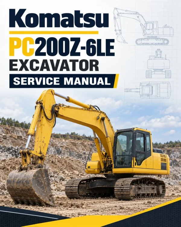 Komatsu PC200Z-6LE Excavator Service Manual
