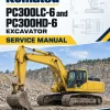 Komatsu PC300LC-6 and PC300HD-6 Excavator Service Manual Komatsu PC300LC-6 and PC300HD-6 Excavator Service Manual