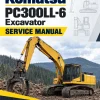 Komatsu PC300LL-6 Excavator Service Manual Komatsu PC300LL-6 Excavator Service Manual