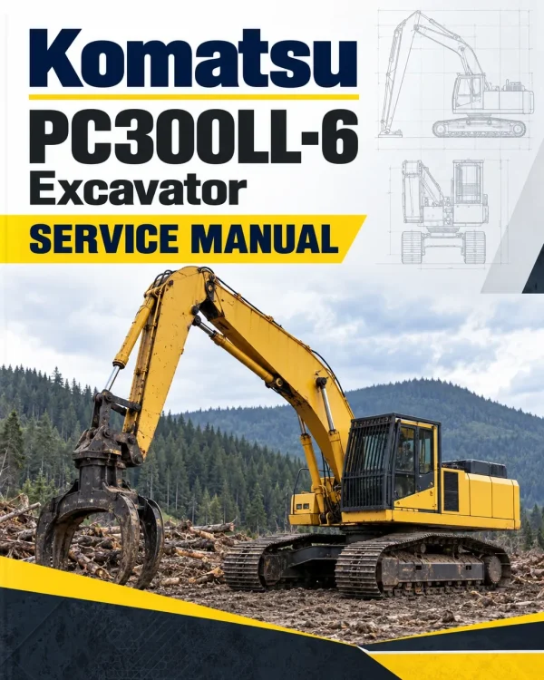 Komatsu PC300LL-6 Excavator Service Manual Komatsu PC300LL-6 Excavator Service Manual