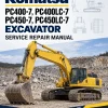 Komatsu PC400-7, PC400LC-7, PC450-7, PC450LC-7 Excavator Manual Komatsu PC400-7, PC400LC-7, PC450-7, PC450LC-7 Excavator Manual
