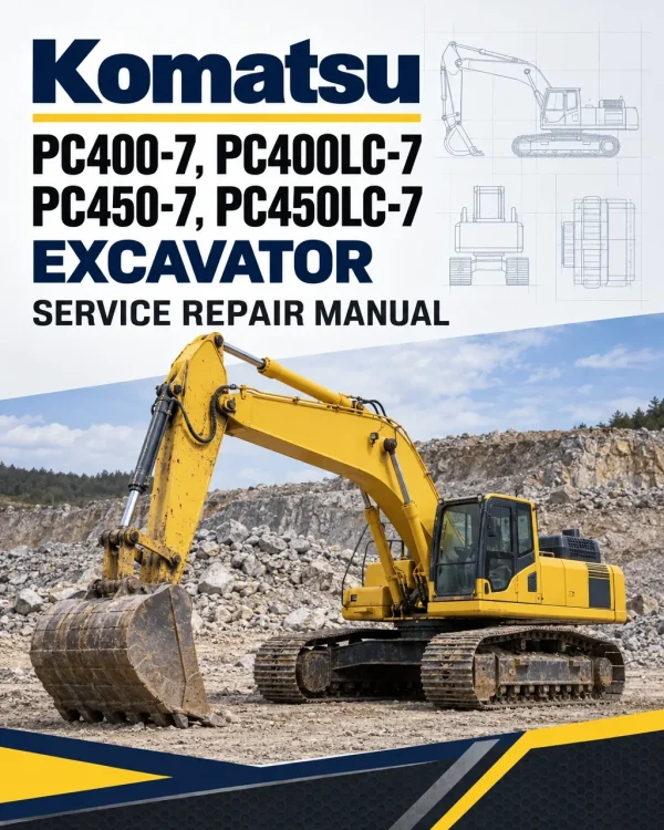 Komatsu PC400-7, PC400LC-7, PC450-7, PC450LC-7 Excavator Manual Komatsu PC400-7, PC400LC-7, PC450-7, PC450LC-7 Excavator Manual