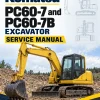 Komatsu PC60-7 and PC60-7B Excavator Service Manual