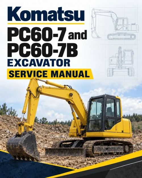 Komatsu PC60-7 and PC60-7B Excavator Service Manual Komatsu PC60-7 and PC60-7B Excavator Service Manual